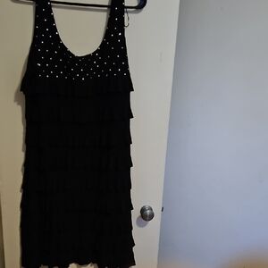 Elegant Black Sleeveless Dress